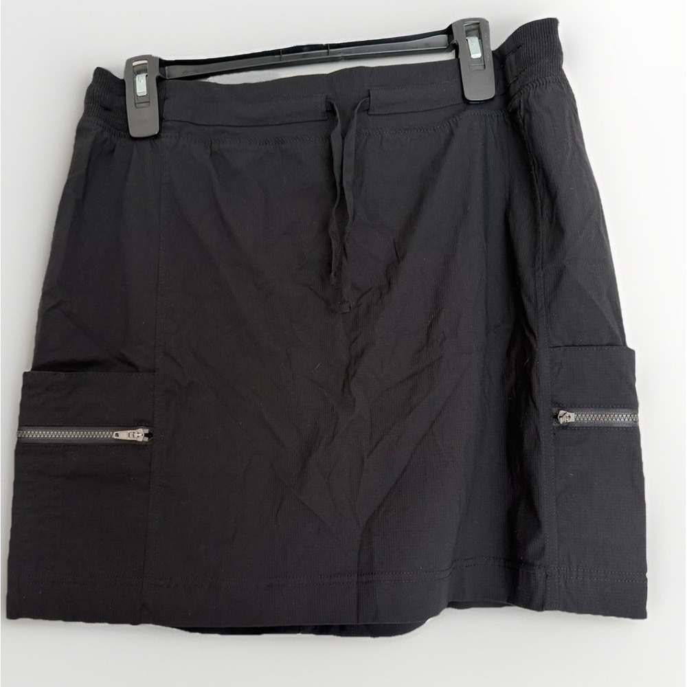 Halcyon Black Cargo Skort XL - EUC, Athleisure, Hiking, Pockets, Travel